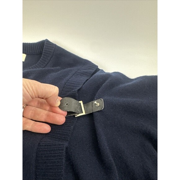 Peck And Peck Cashmere Sweater Wrap Ribbed Long Sleeve Clasp Round Womens XL - Picture 9 of 12